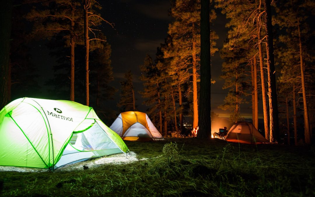 Tag på vinterferie på en campingplads